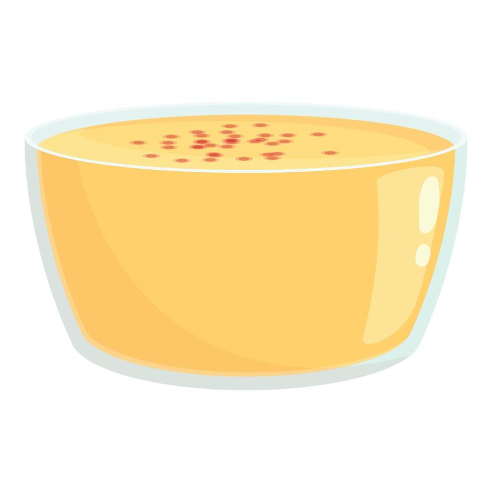 vector de dibujos animados de icono de sopa brasileña. plato de comida