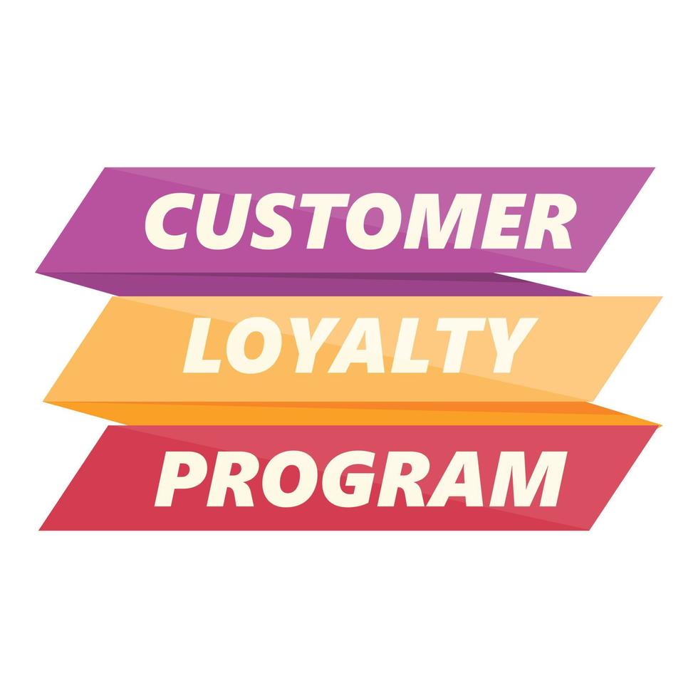 Reward loyalty program icon cartoon vector. Happy consumer vector