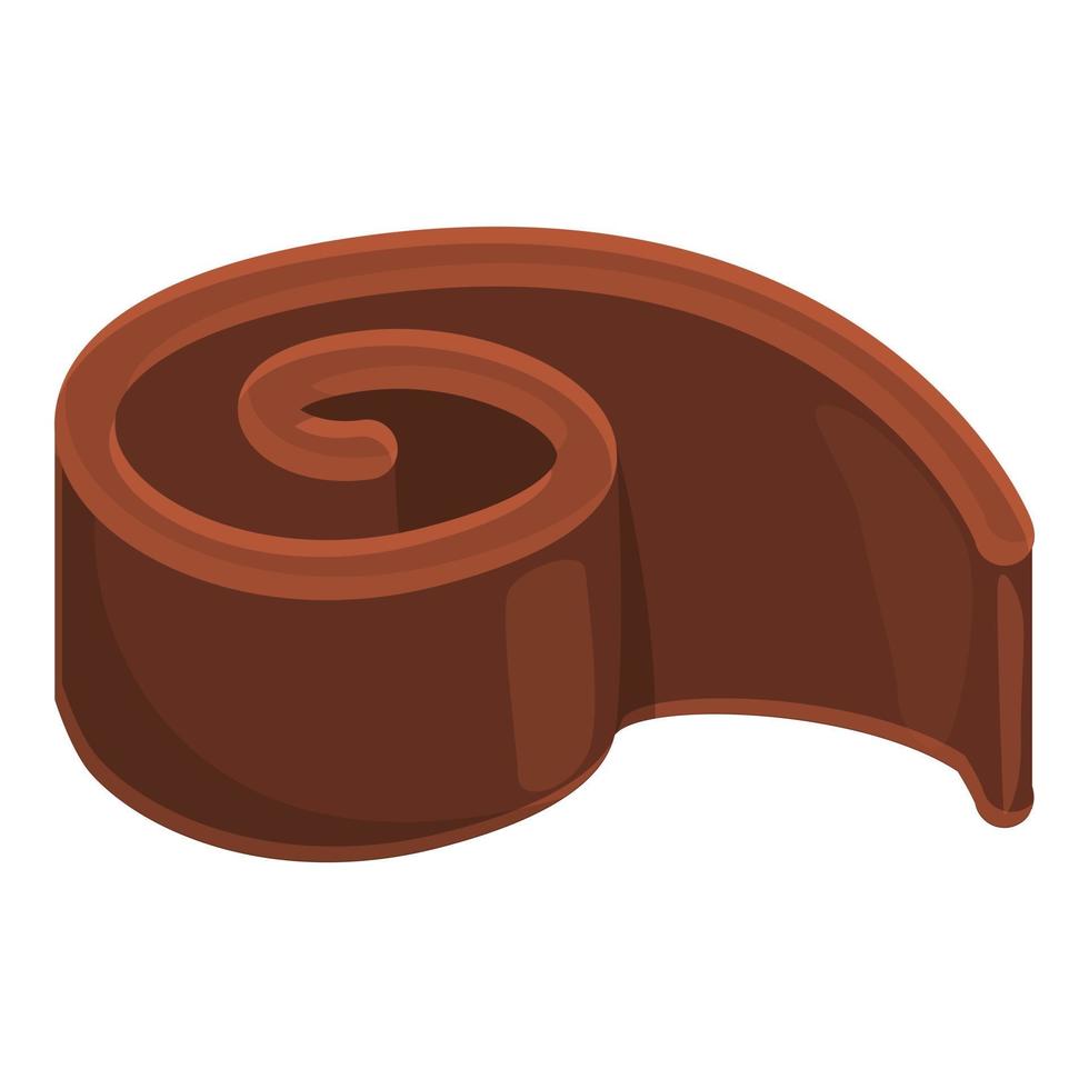 vector de dibujos animados de icono de mantequilla de chocolate. caramelo de cacao