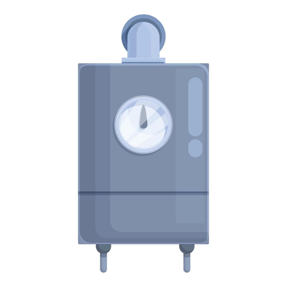 Gas boiler icon cartoon vector. House heater vector