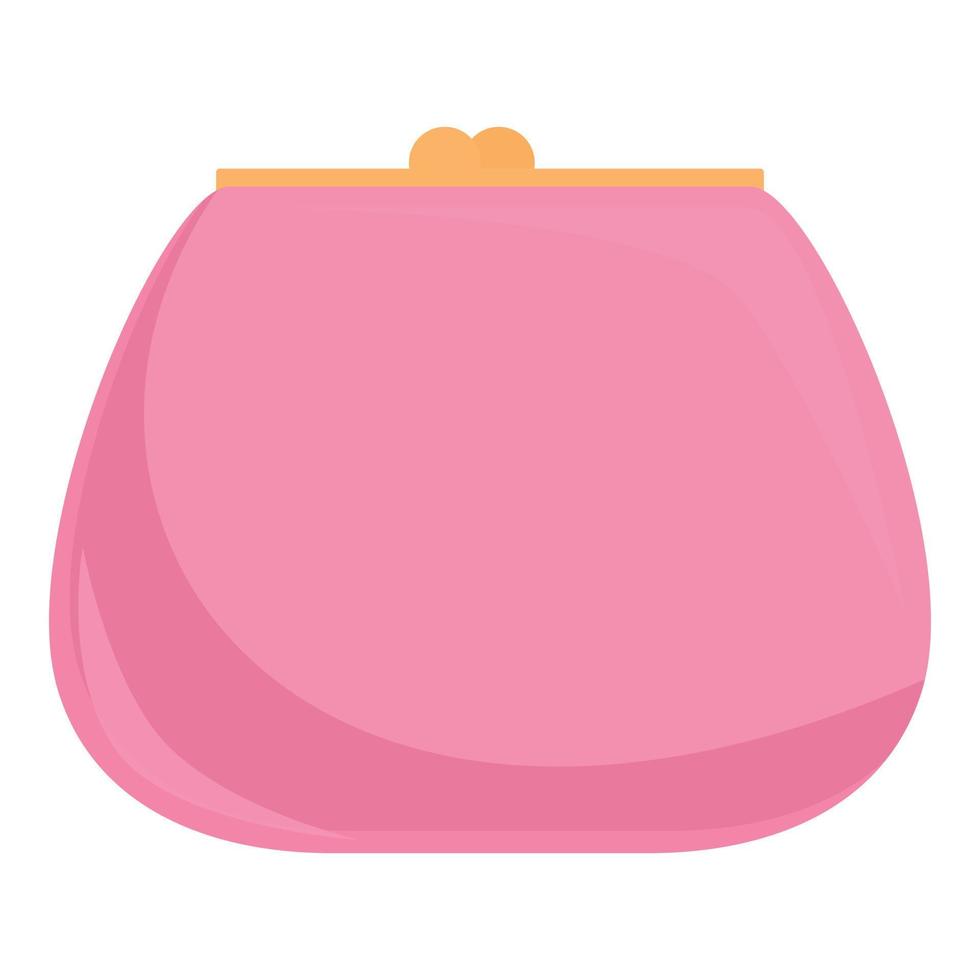 Female wallet icon cartoon vector. Purse money vector