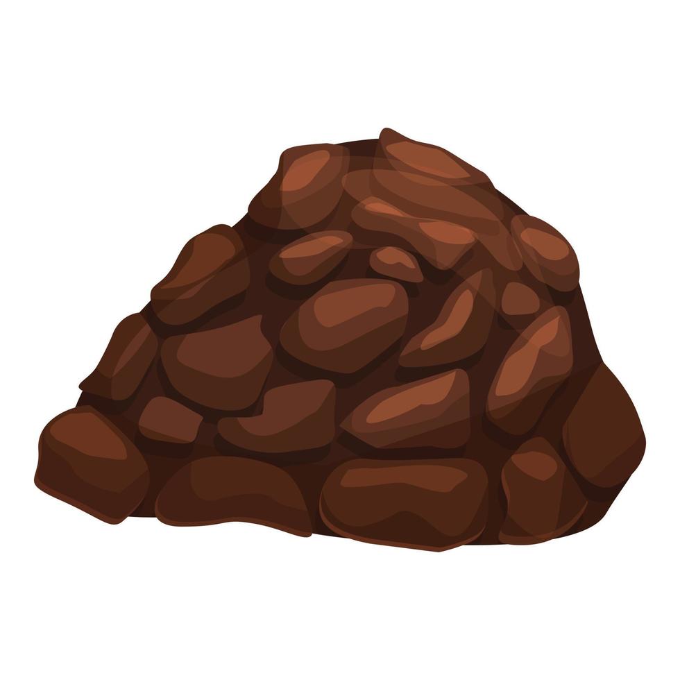 Restaurant truffle icon cartoon vector. Mushroom fungus vector