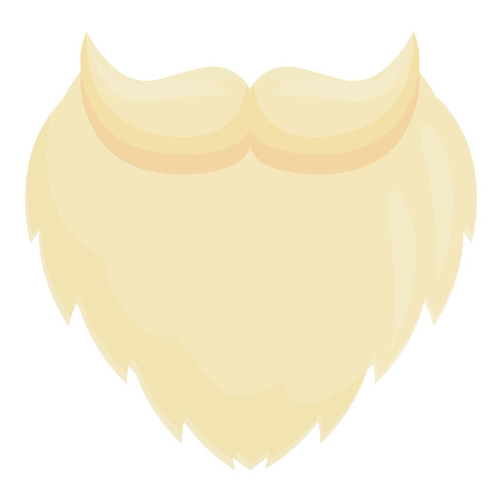 Beard mask icon cartoon vector. Santa holiday vector