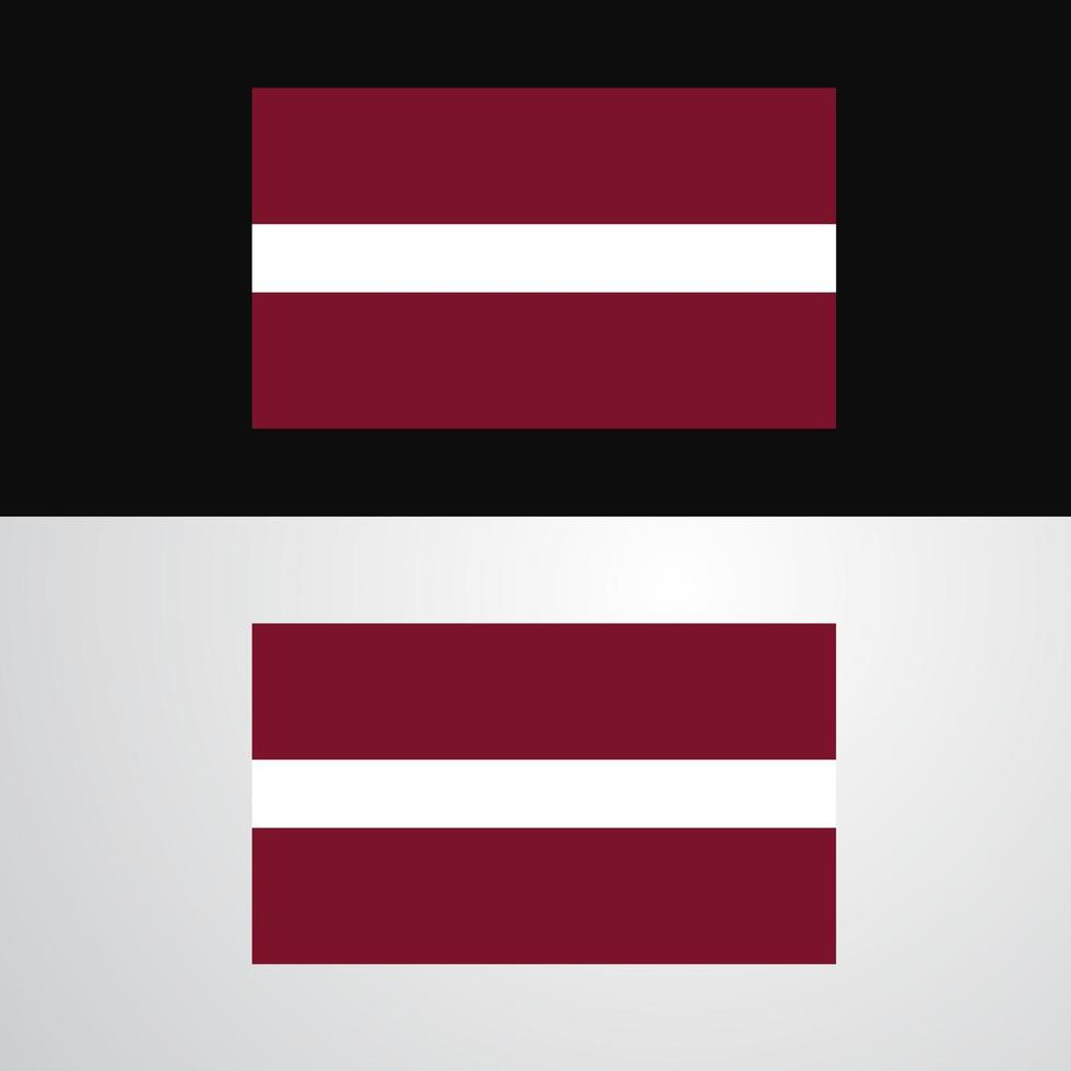 Latvia Flag banner design vector