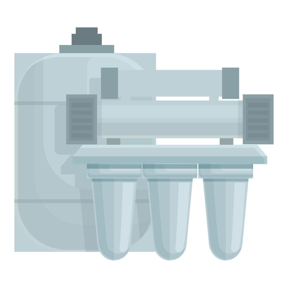 vector de dibujos animados de icono de sistema de ciclo de ósmosis. filtro de agua