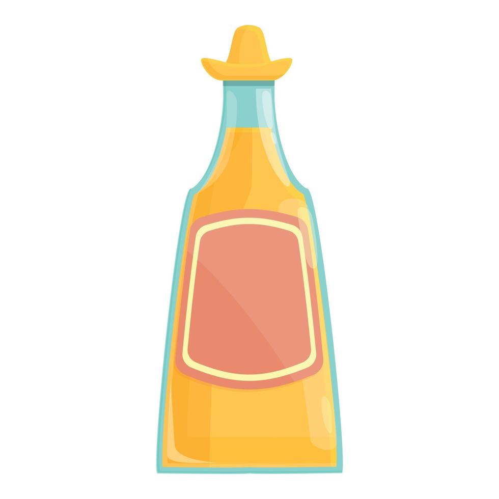 vector de dibujos animados de icono de bebida de tequila. sal alcohol