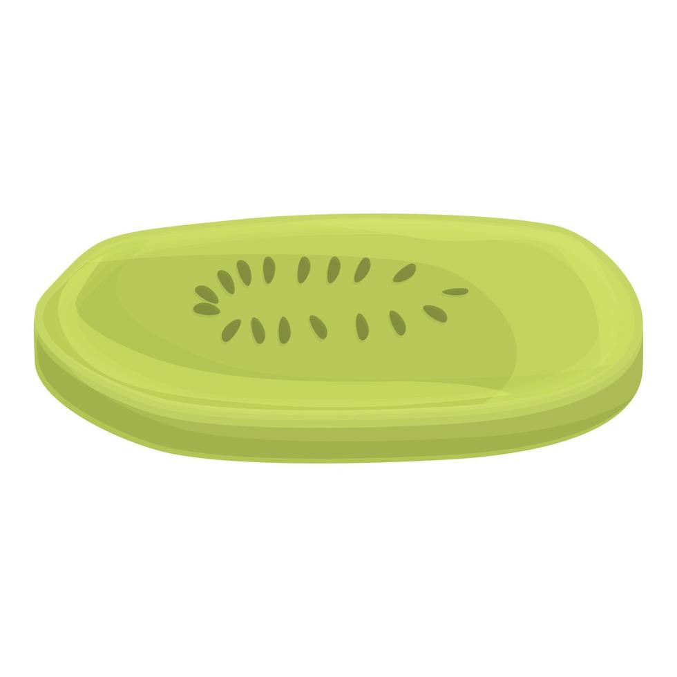 Kiwi dry fruit icon cartoon vector. Food prune vector