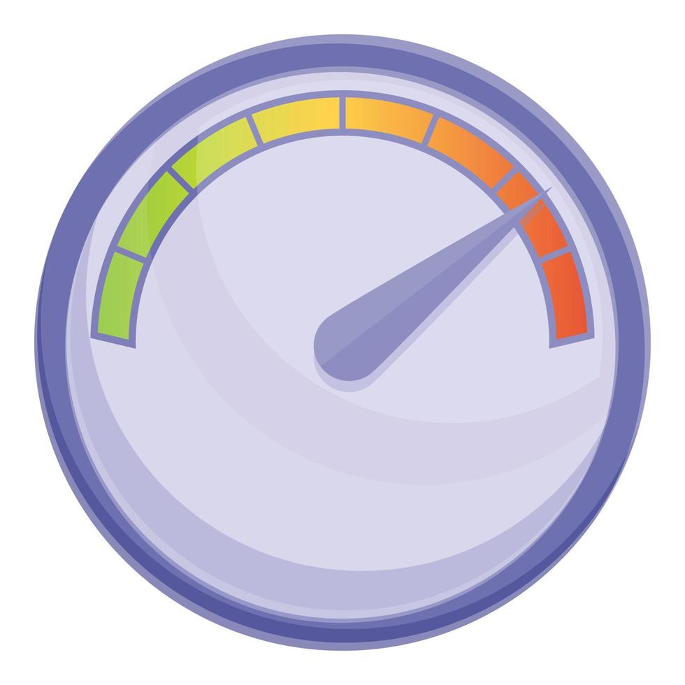 Internet speed icon, cartoon style vector