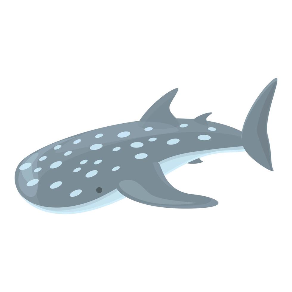 Whale shark tour icon cartoon vector. Fish sea vector