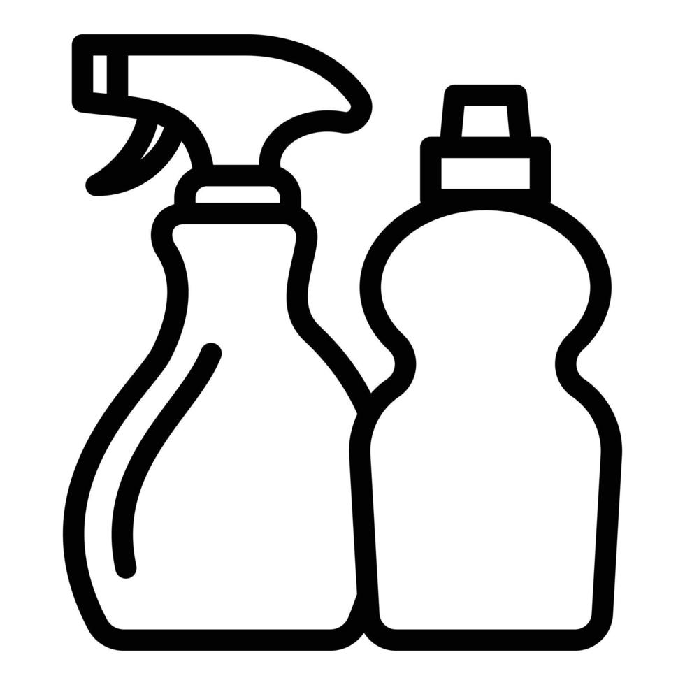 Cleaner equipment icon, outline style vector