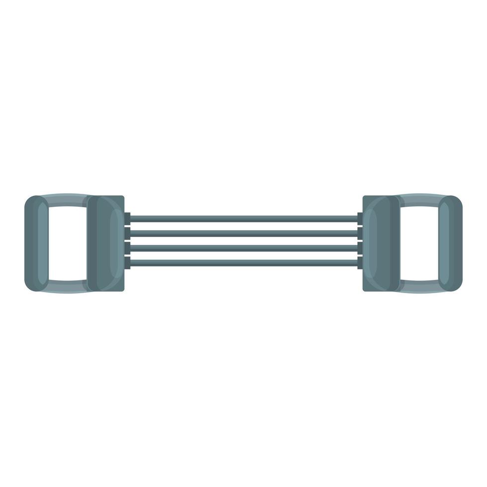 Elastic tool icon cartoon vector. Arm gym vector