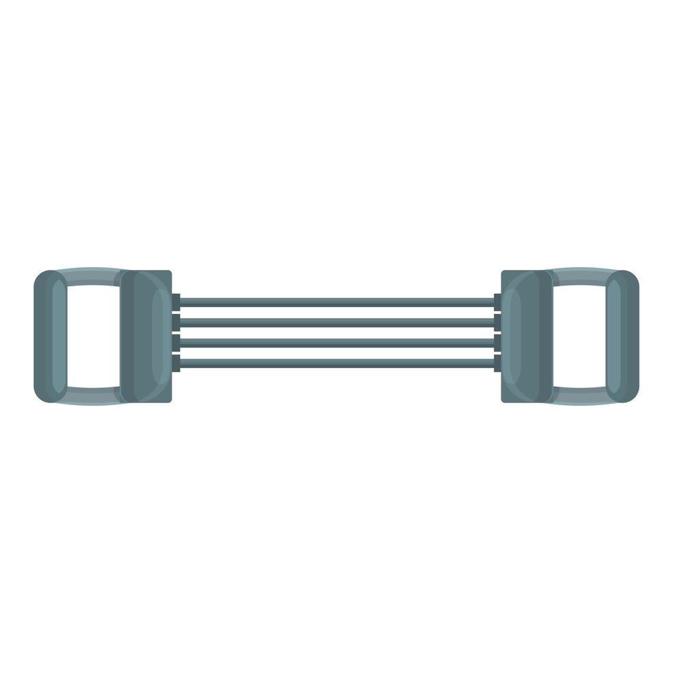 Elastic tool icon cartoon vector. Arm gym vector