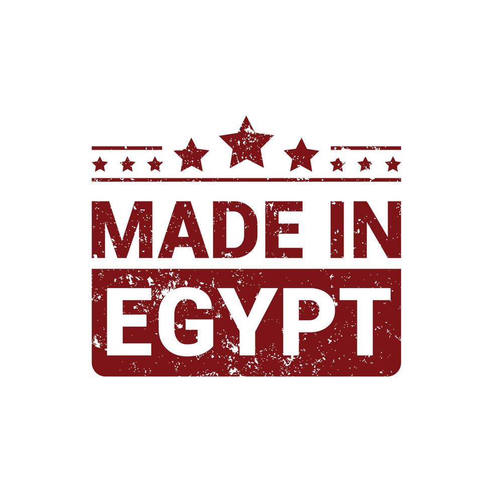 Egypt stamp design vector