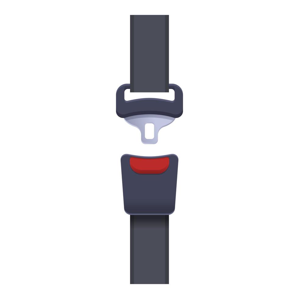 Insurance belt icon cartoon vector. Car seat vector