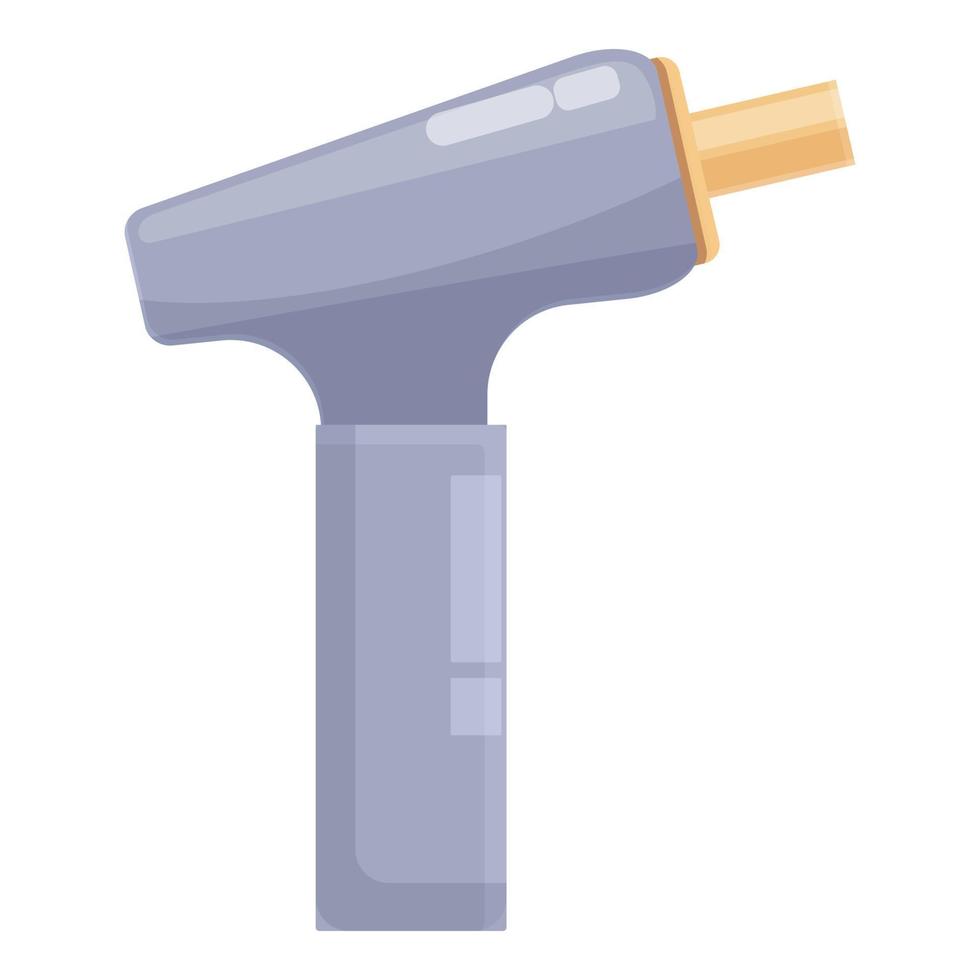 Lighter gun icon cartoon vector. Cigar tobacco vector