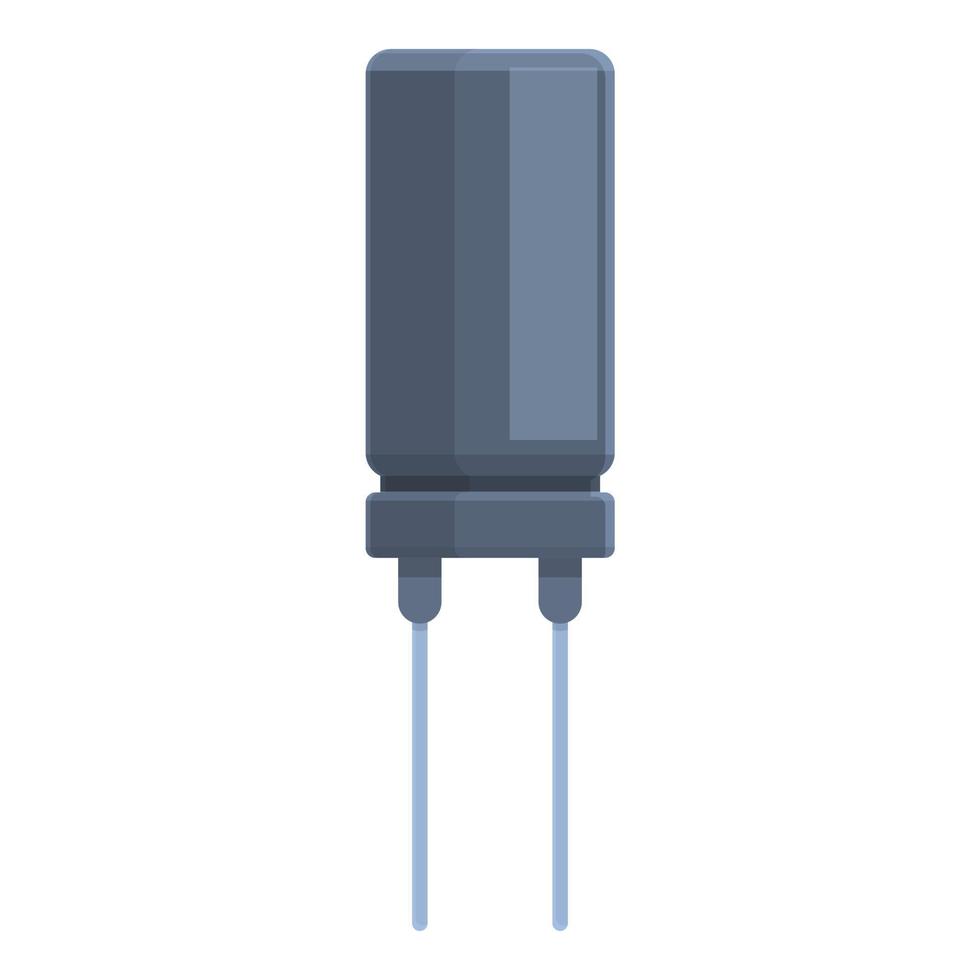 Transistor icon, cartoon style vector