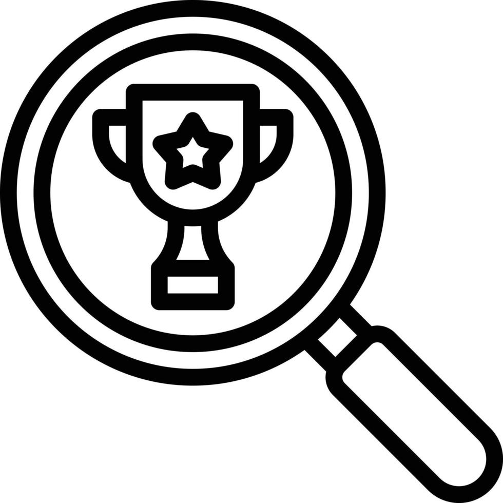 seo ranking compete optimization keyword - outline icon vector