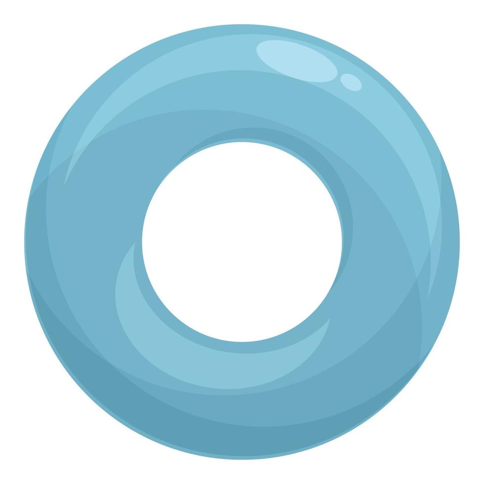 vector de dibujos animados de icono de expander de goma circular. empuñadura