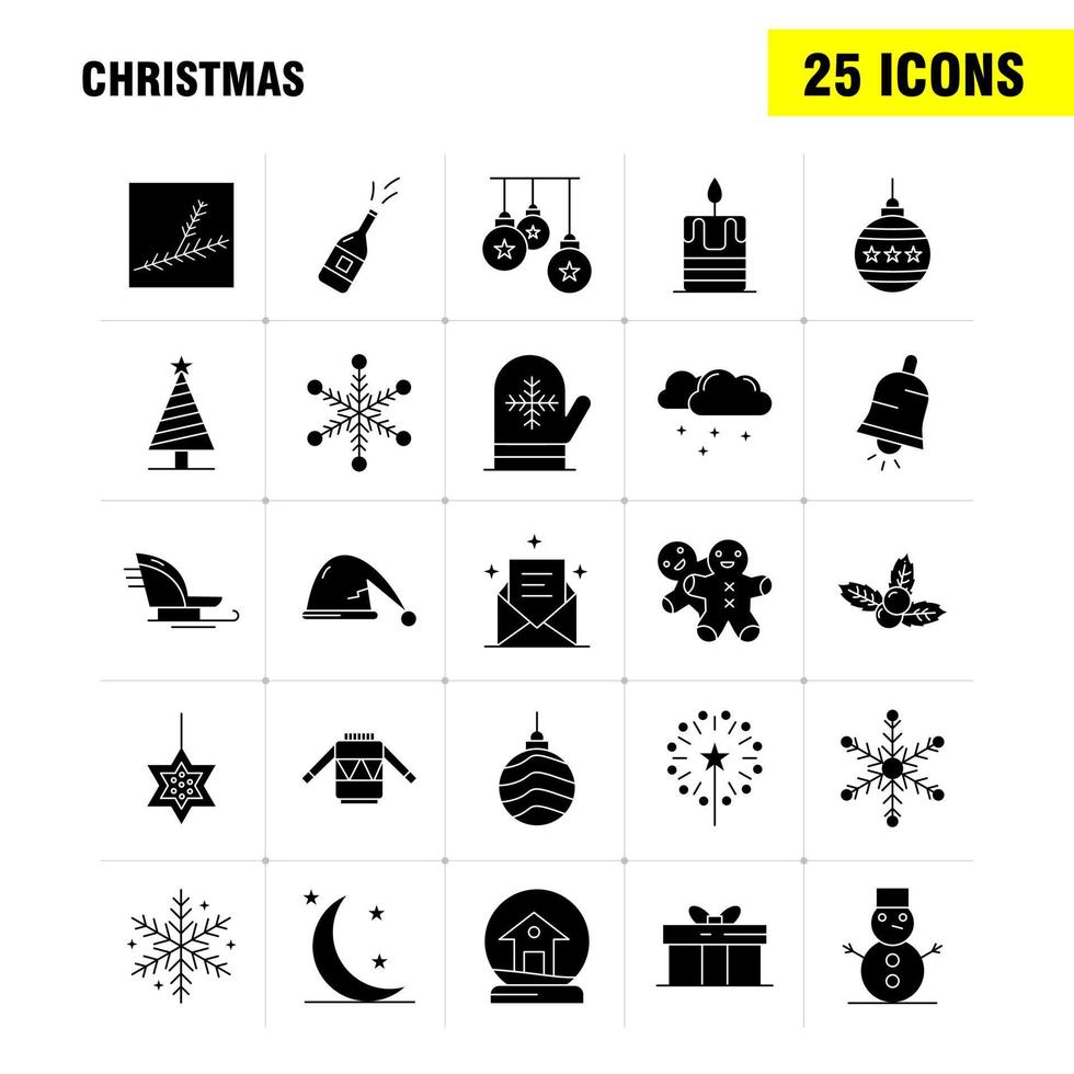 Christmas Solid Glyph Icon for Web Print and Mobile UXUI Kit Such as Cloud Cloudy Star Christmas Beer Christmas Wine Drink Pictogram Pack Vector