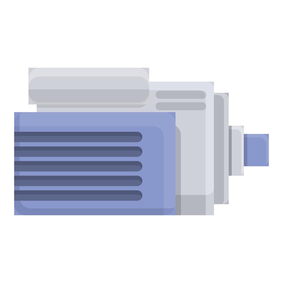 Motor water purification icon, cartoon style vector