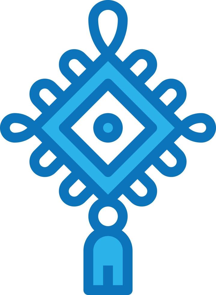 banner wish anniversary worship china - blue icon vector