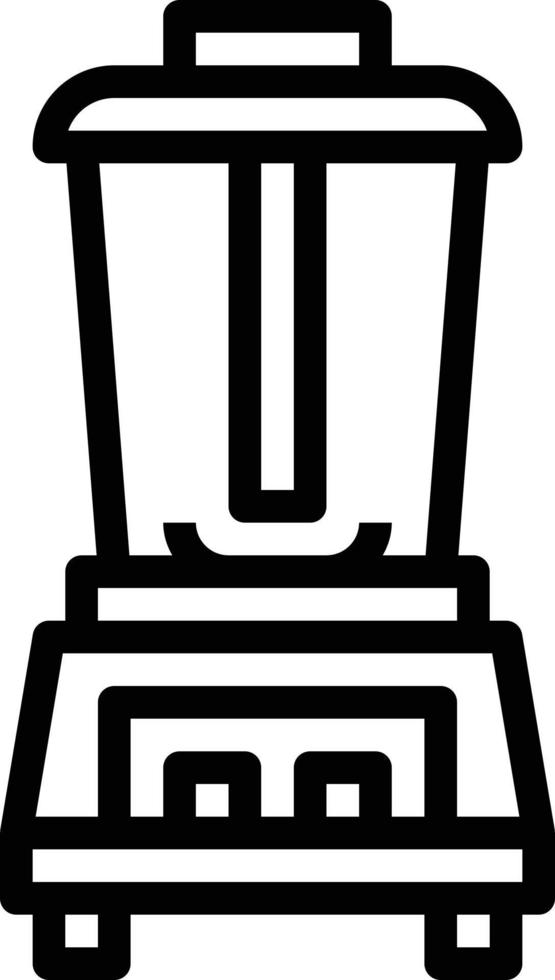 blender mixer juice shake kitchen - outline icon vector