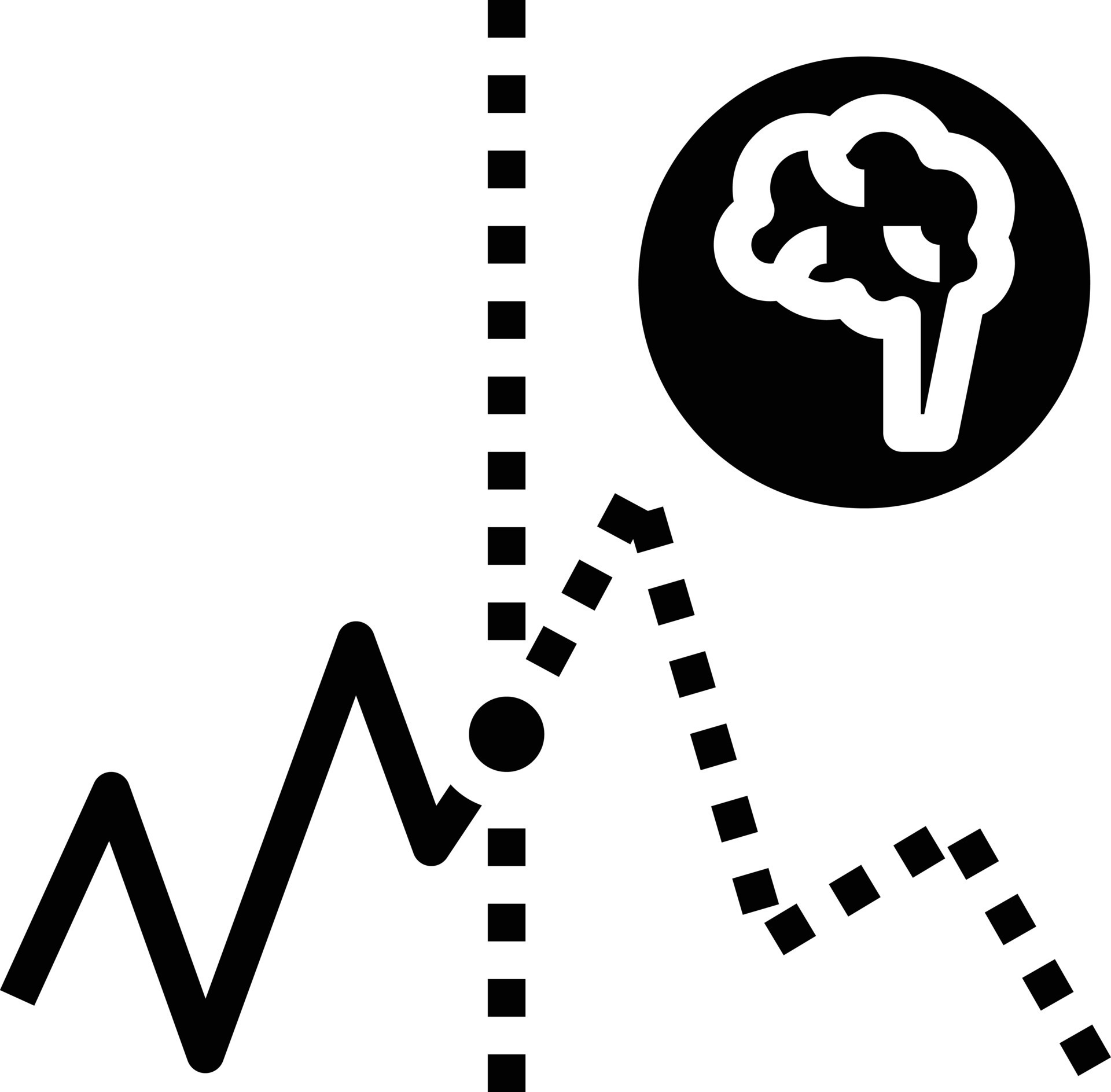 stock prediction ai artificial intelligence solid icon 14355289