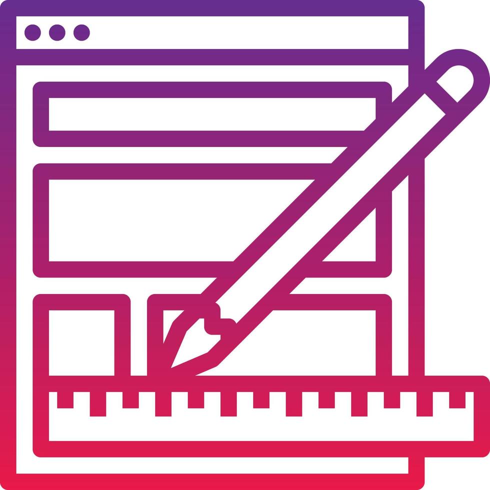 web design website create creative - gradient icon vector