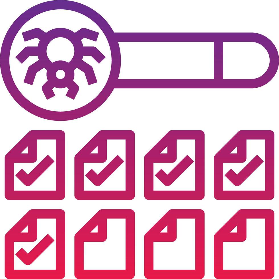 crawl ability page accessibility seo - gradient icon vector