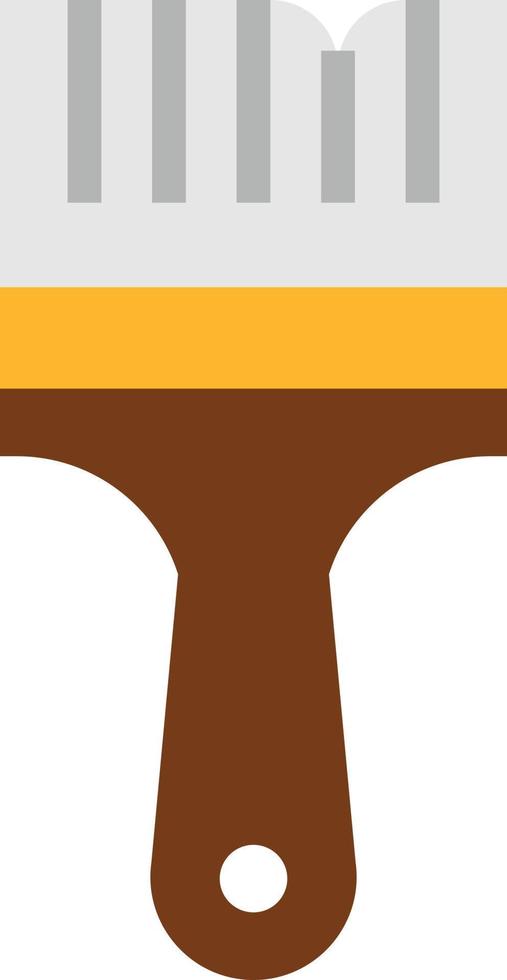 paint brush construction - flat icon vector