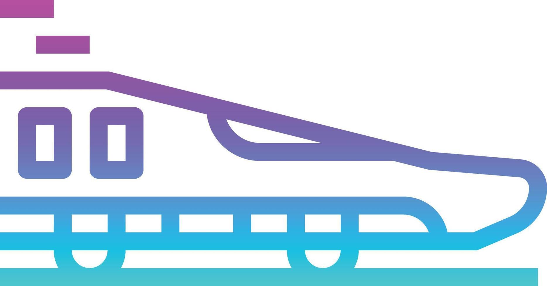 tren shinkansen japón japoneses - icono degradado vector