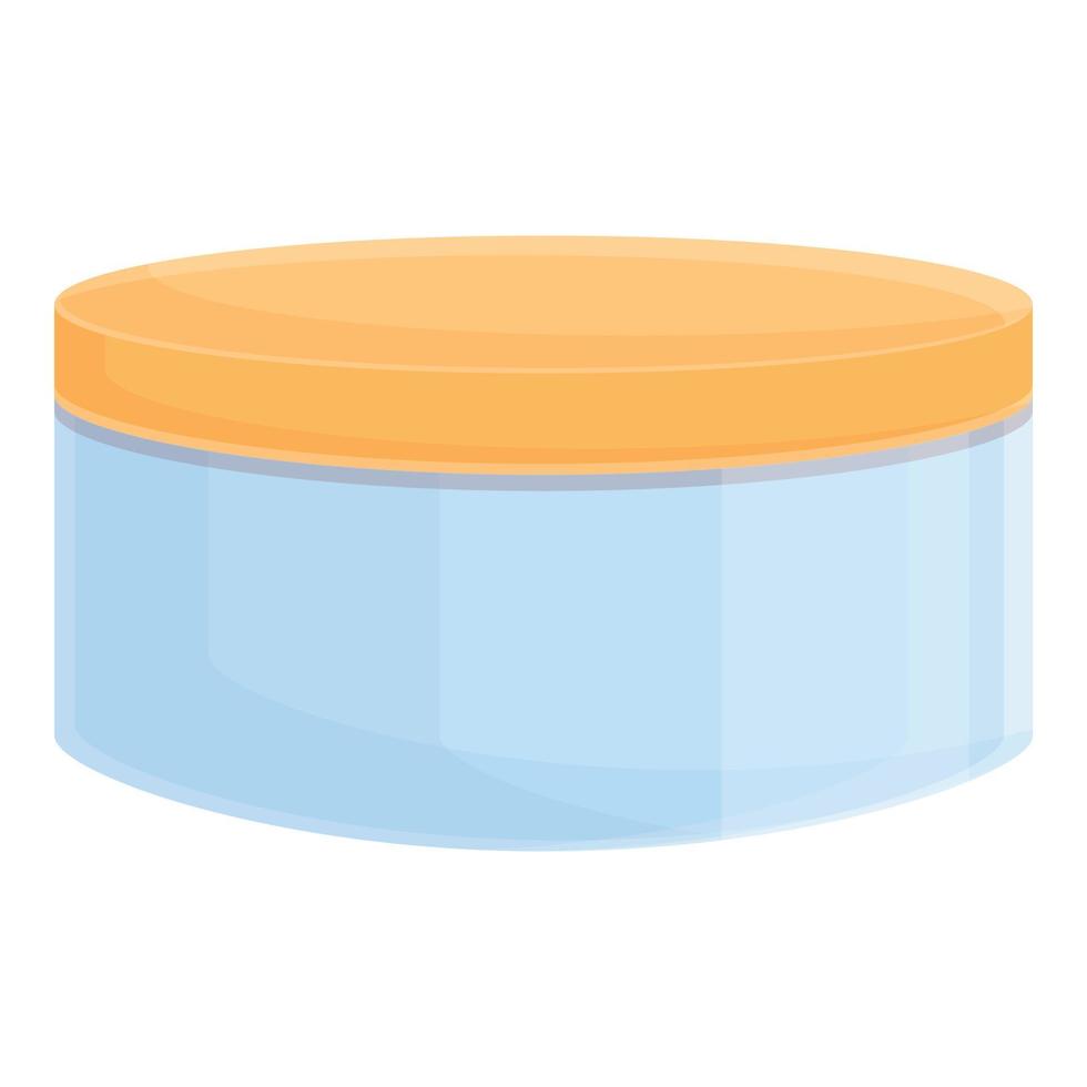 Korean base under shade icon, cartoon style vector