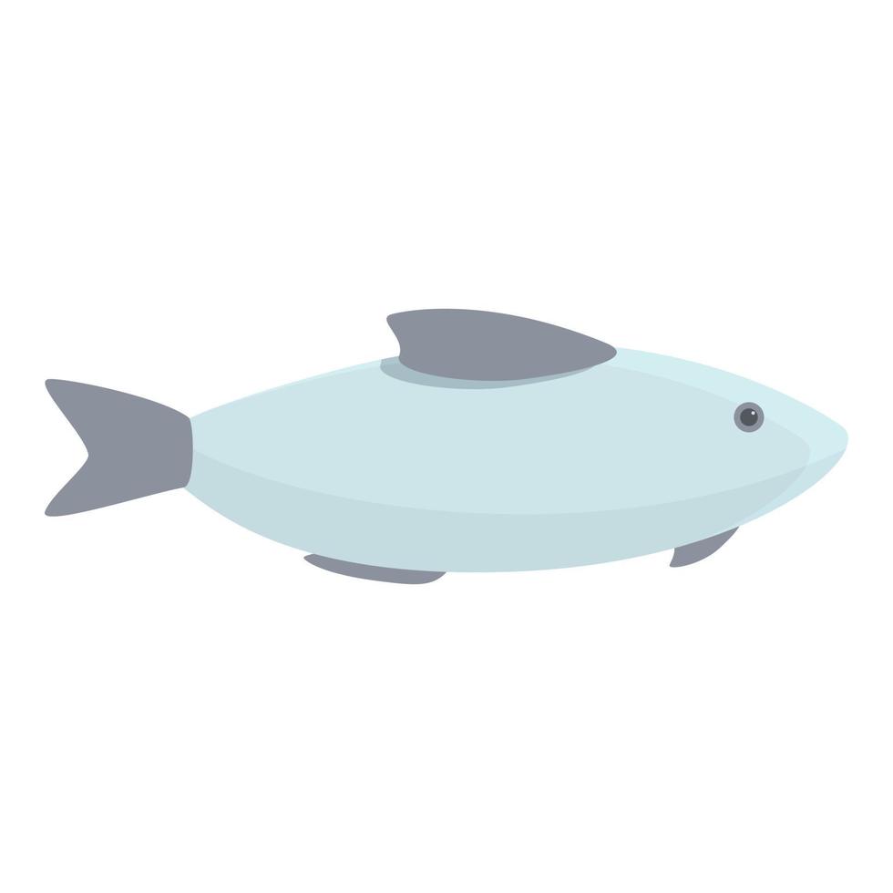 vector de dibujos animados de icono de luteína de pescado. comida dietetica