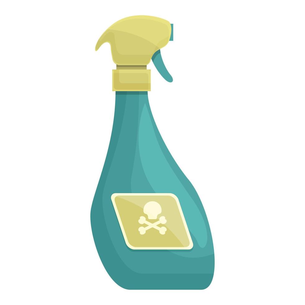 Chemical spray icon cartoon vector. Cleaner bottle vector