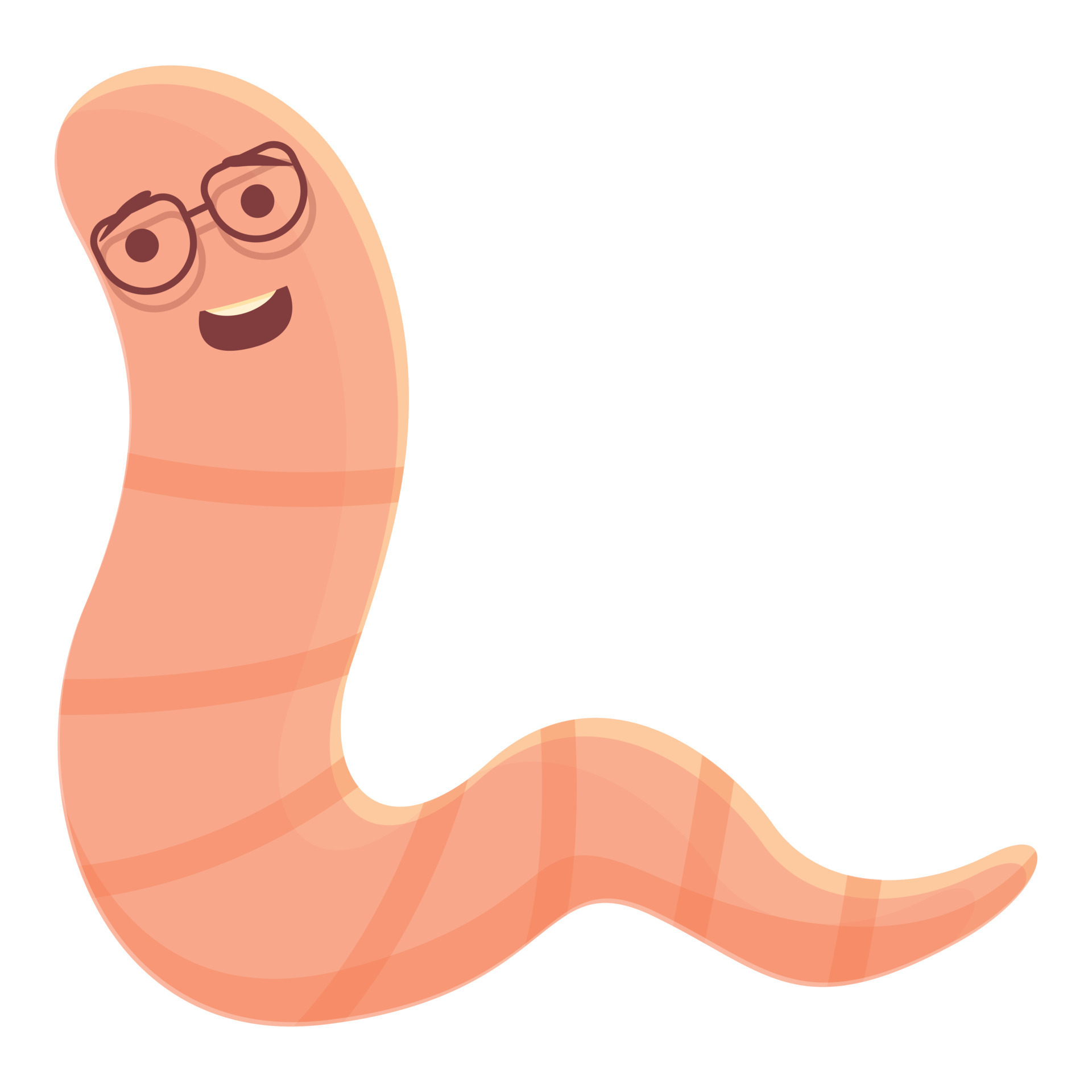 Worm in glasses icon cartoon vector. Pink mascot 14357652 Vector Art at Vecteezy Worm in glasses icon cartoon vector. Pink mascot 14357652 Vector Art at Vecteezy