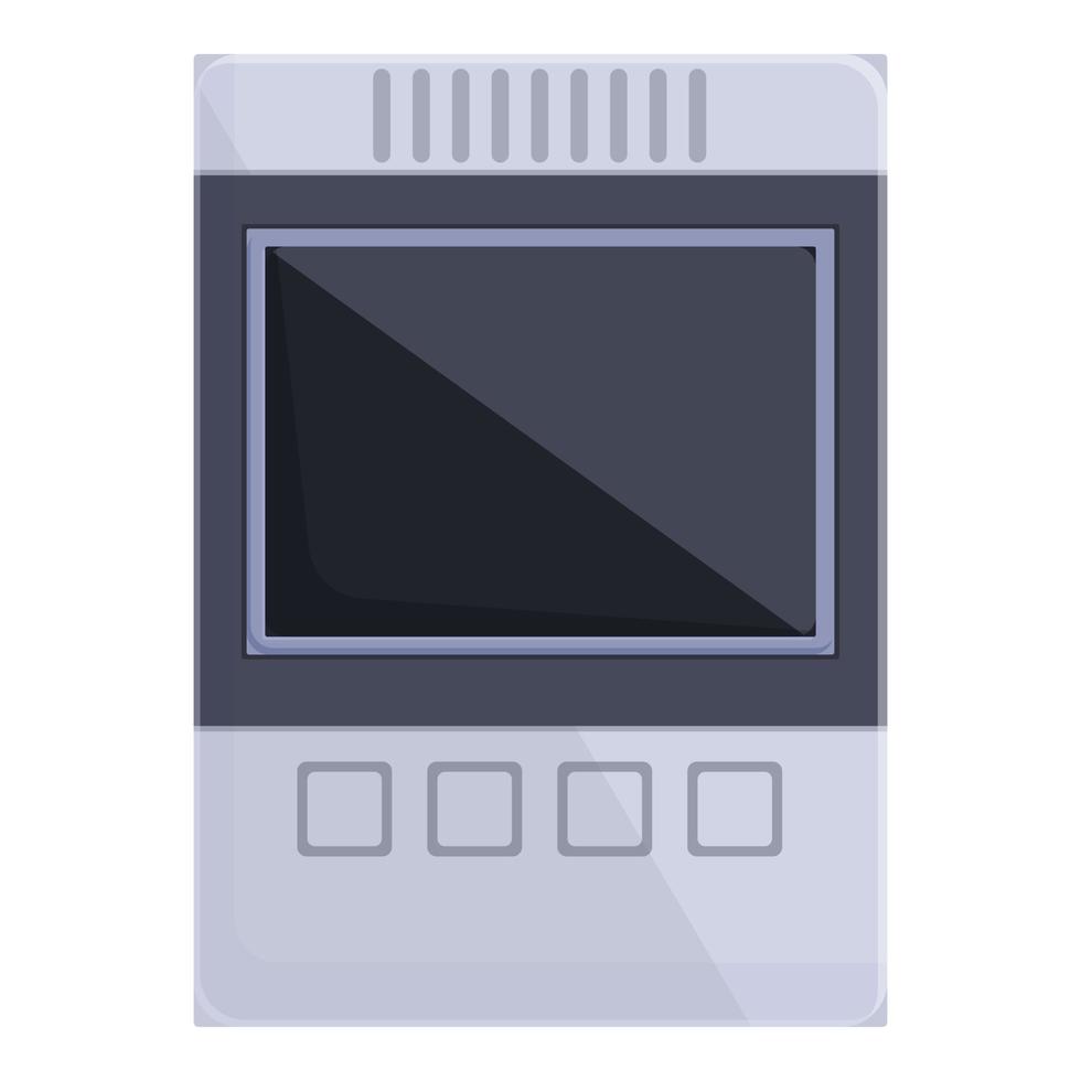 vector de dibujos animados de icono de intercomunicador de alerta. sistema de puerta