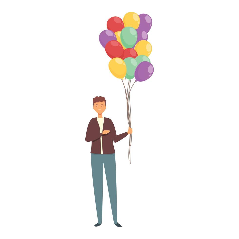 Manager balloon seller icon cartoon vector. Street man 14357926 Vector Art at Vecteezy Manager balloon seller icon cartoon vector. Street man 14357926 Vector Art at Vecteezy