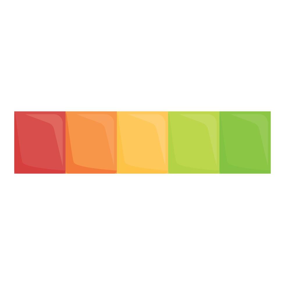 Measure level icon cartoon vector. Customer feedback vector