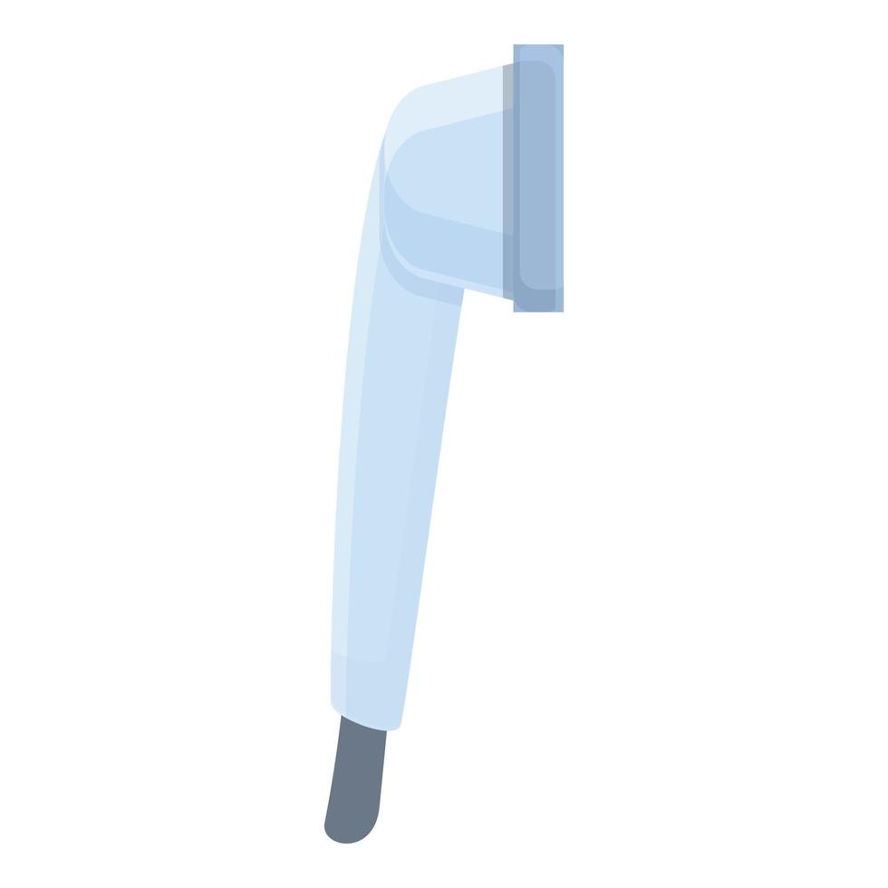 Uncomfortable shower icon, cartoon style vector