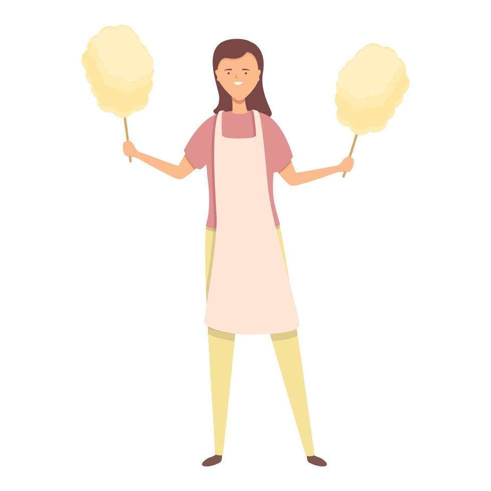 Woman cotton seller icon cartoon vector. Street shop 14357975 Vector Art at Vecteezy Woman cotton seller icon cartoon vector. Street shop 14357975 Vector Art at Vecteezy