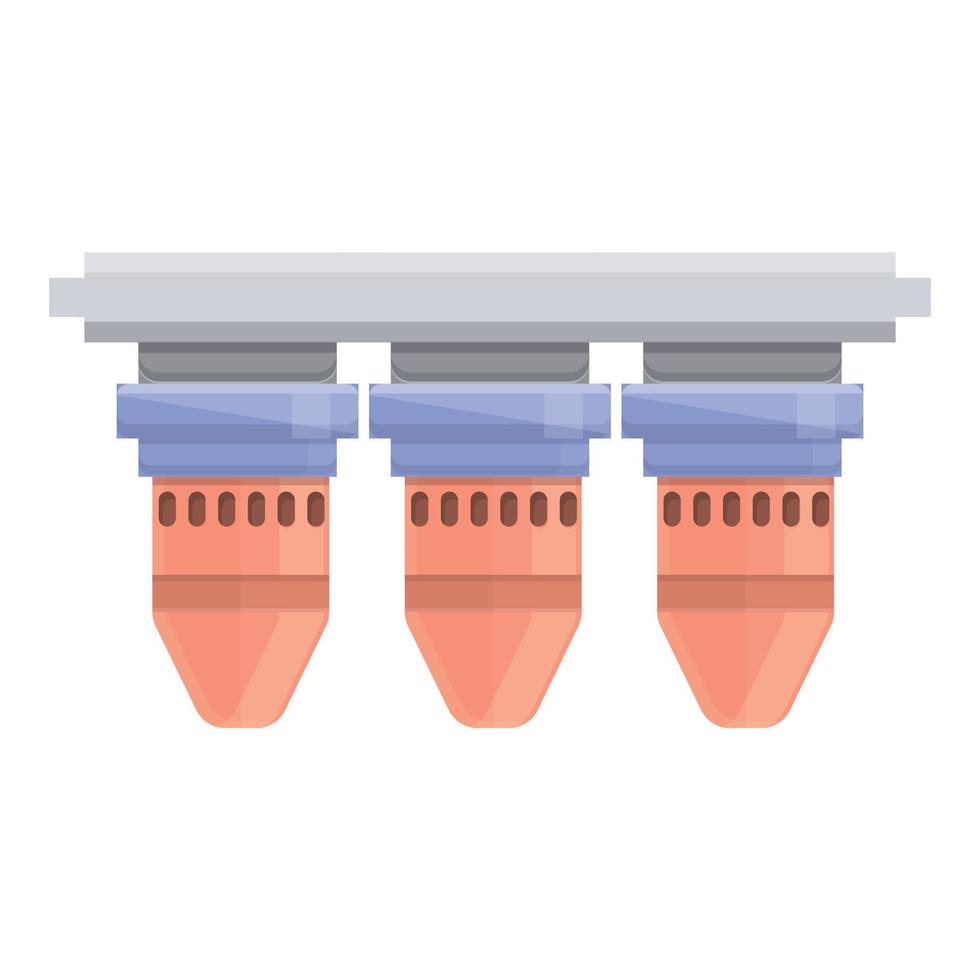 icono de sistema moderno de purificación de agua, estilo de dibujos animados vector