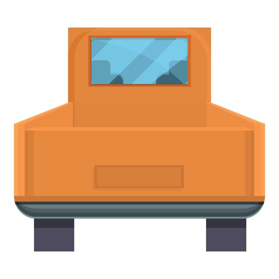 Pick up trunk car icon, cartoon style vector
