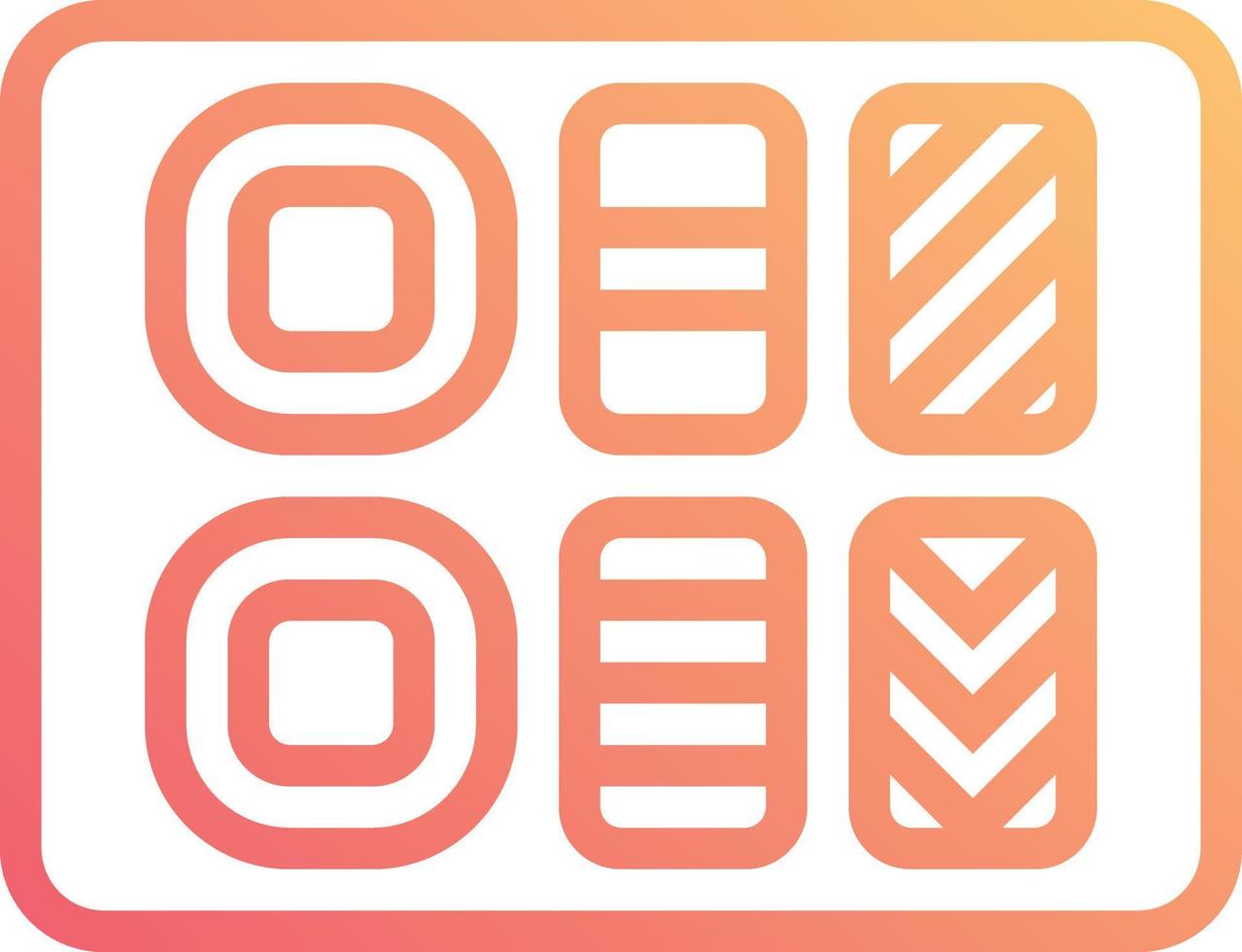 sushi japanese food - gradient icon vector