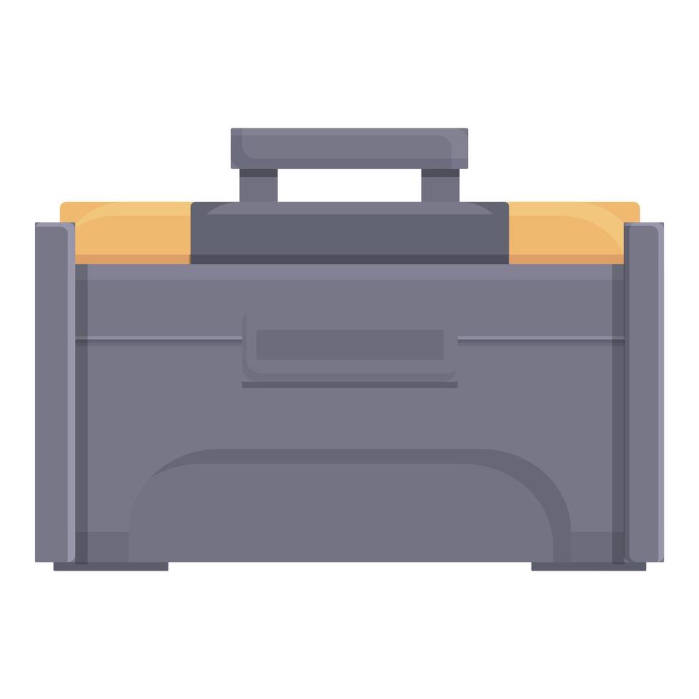 vector de dibujos animados de icono de kit de herramientas. caja de herramientas