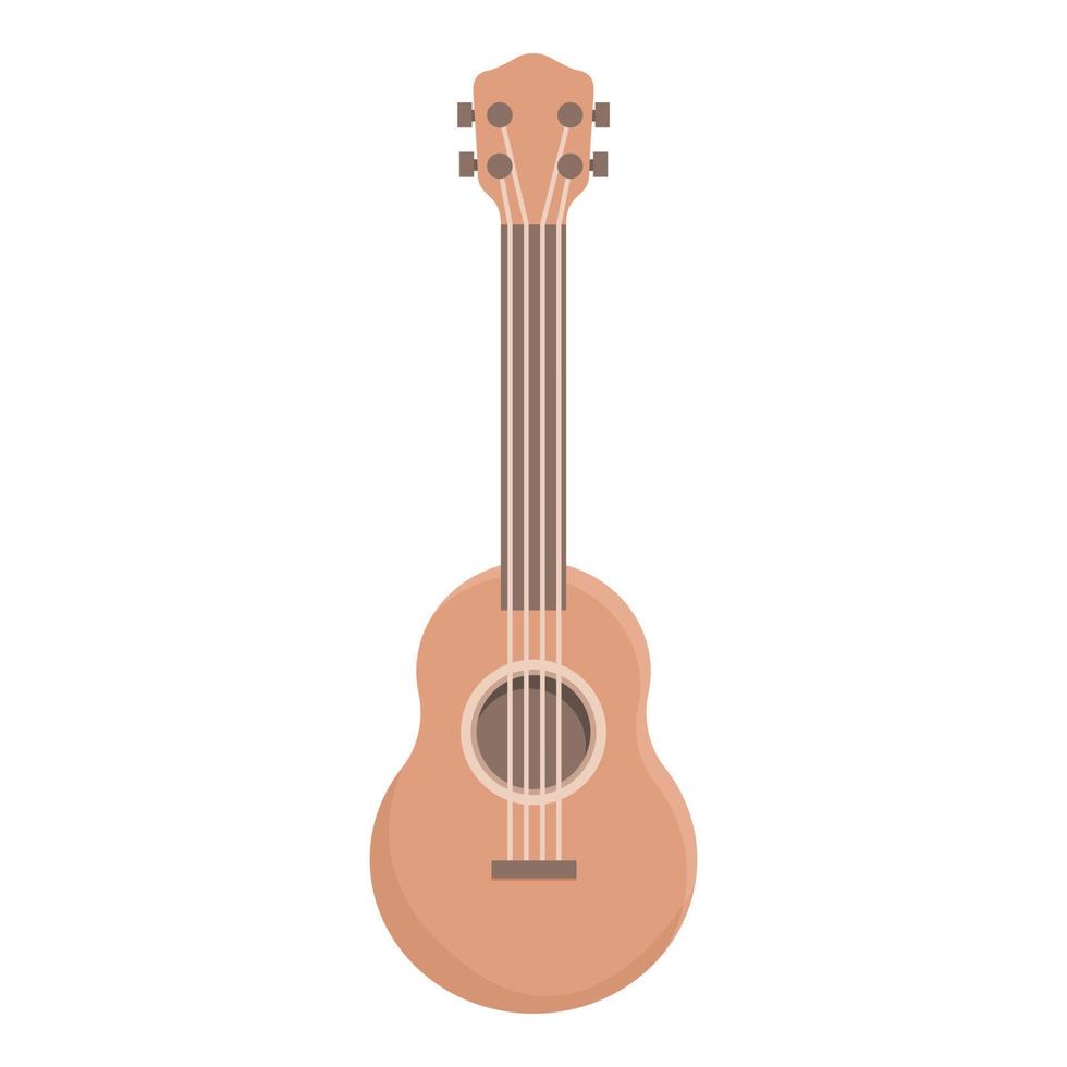 vector de dibujos animados de icono de ukelele de jazz. arte acústico