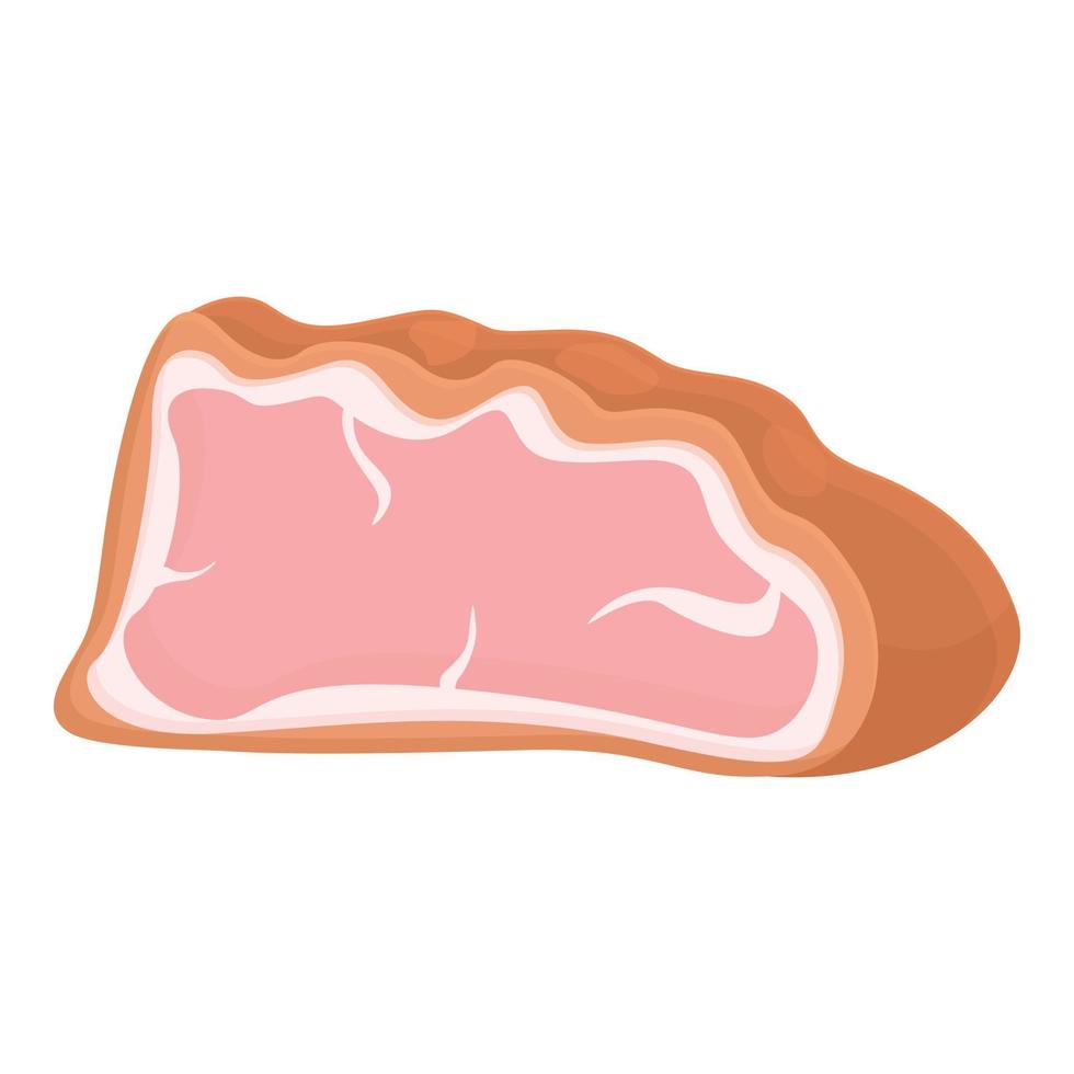 Meat cooking icon cartoon vector. Beef food vector
