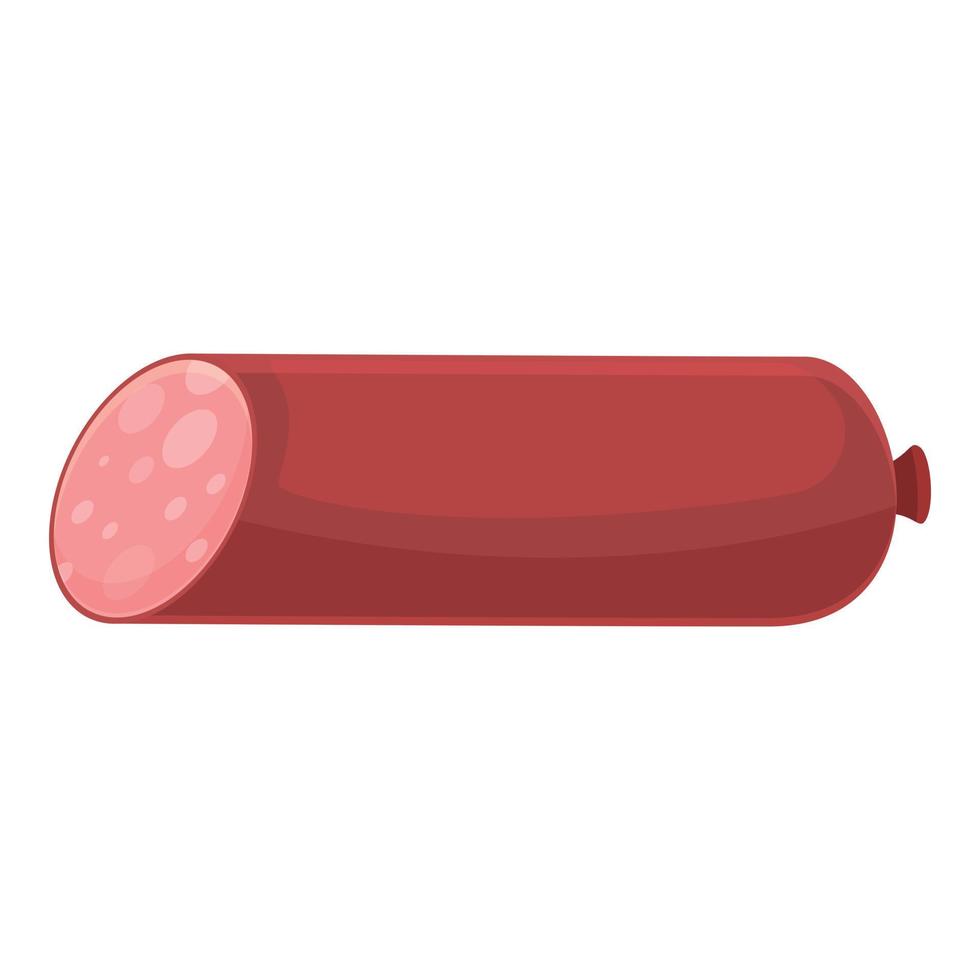 Sausage shop icon cartoon vector. Fresh meat vector