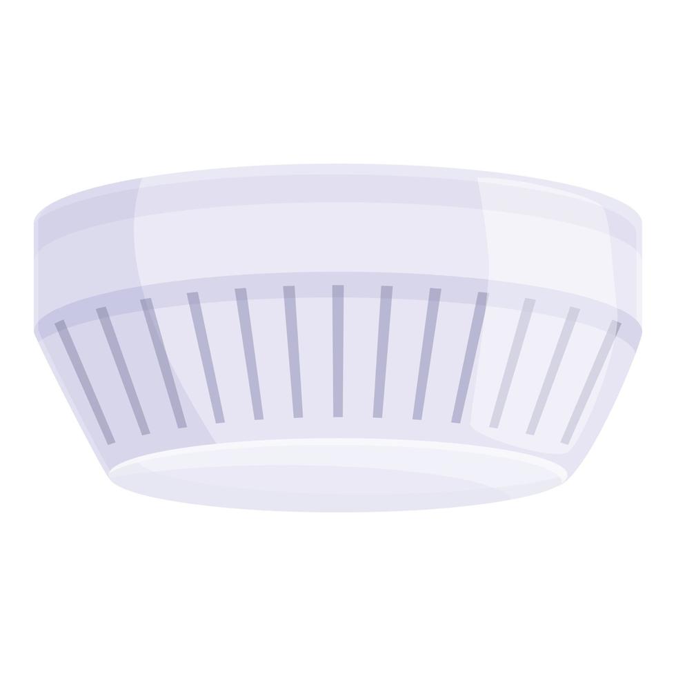 Alarm smoke detector icon cartoon vector. Fire sensor vector