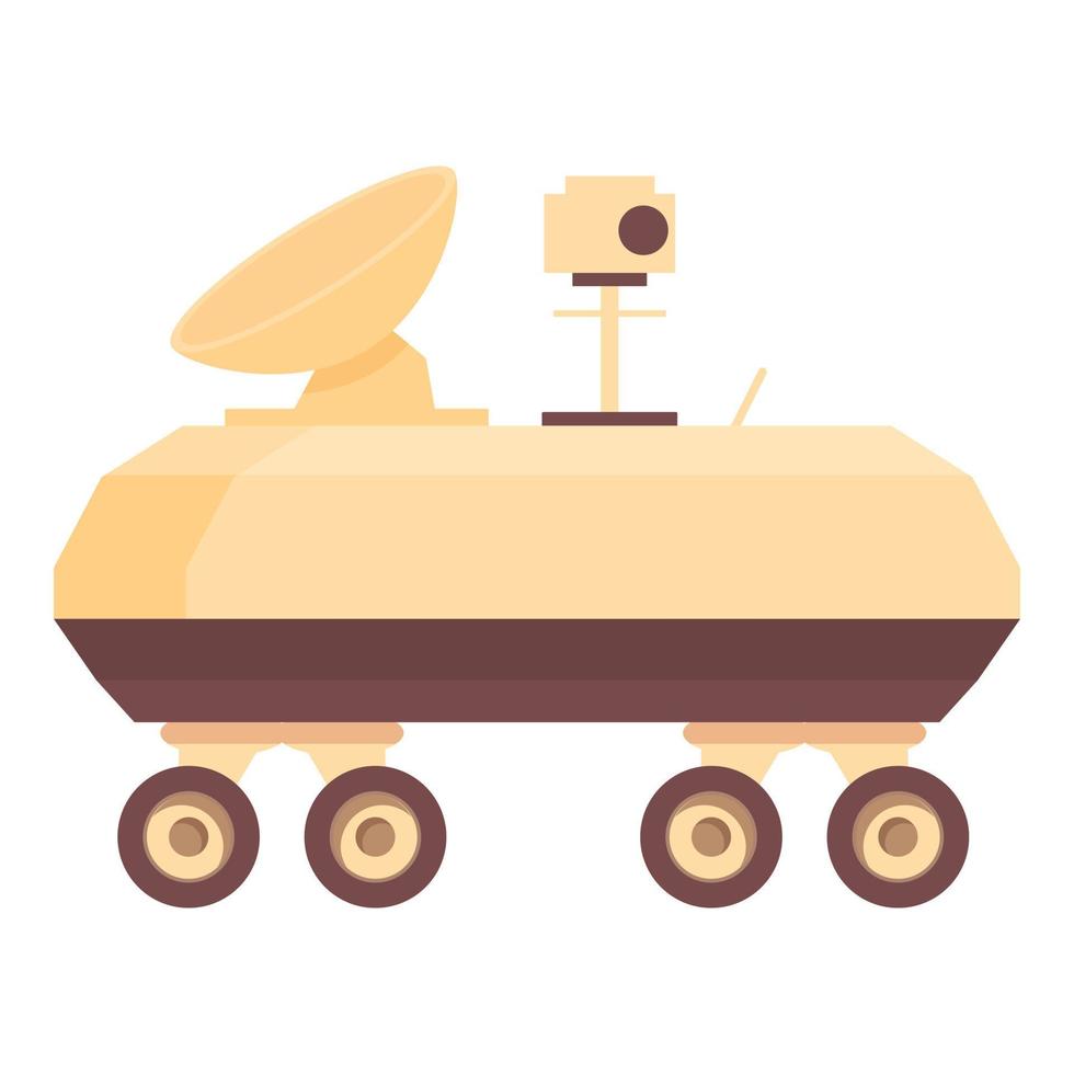 Rover station icon cartoon vector. Space base vector
