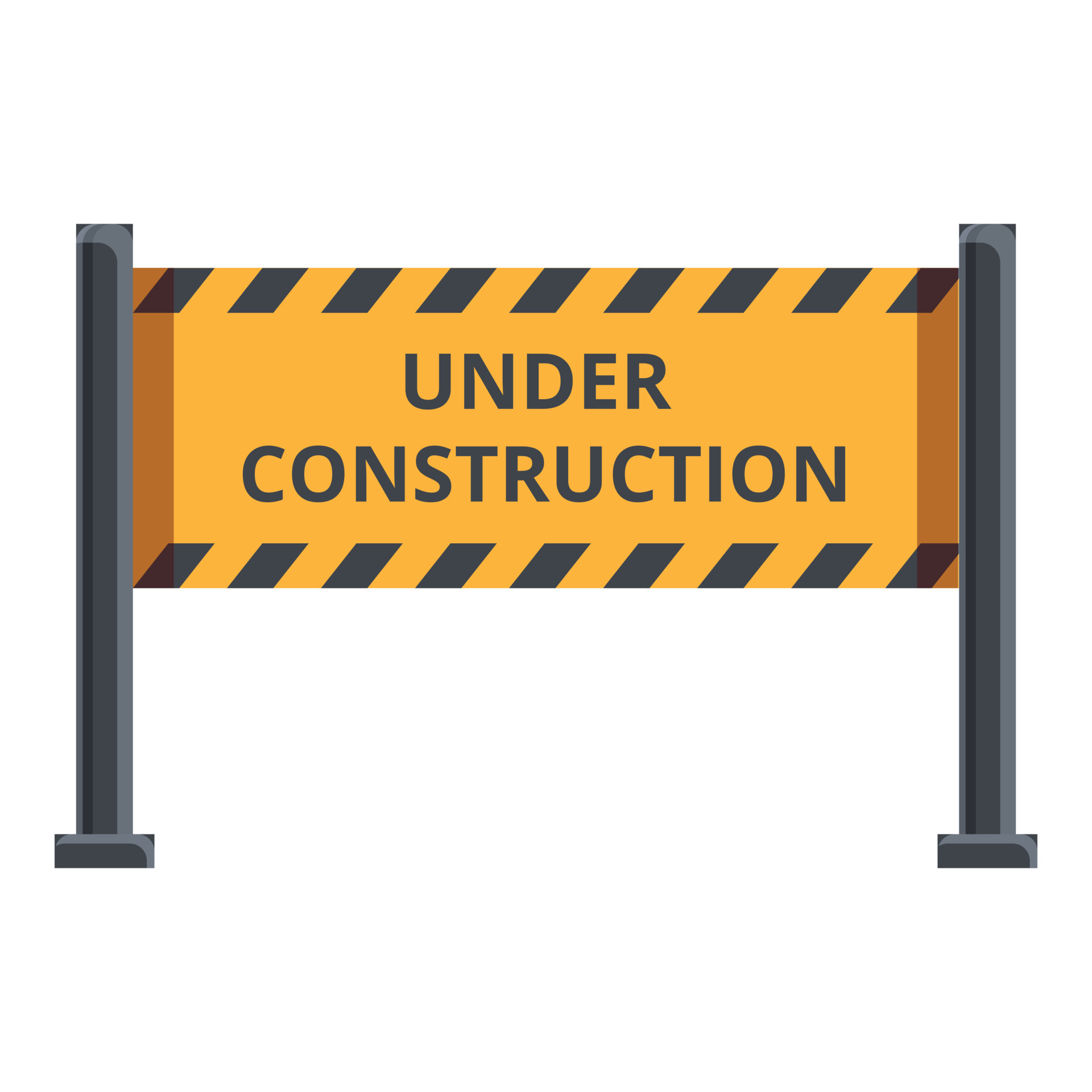 Under construction barrier icon, cartoon style 14359070 Vector Art at